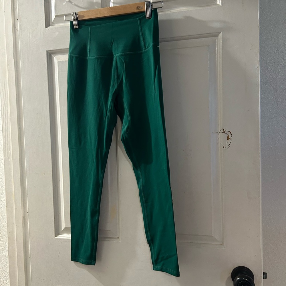 Emerald Green High-Waist Leggings